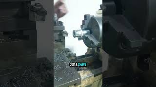 Usinando peça no torno torno mecanica shorts ferramentas viralvideo oficina trator cnc [upl. by Uyr]