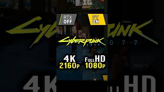 Cyberpunk 2077  RTX 3080  4K vs Path tracing  1080p [upl. by Eteragram]