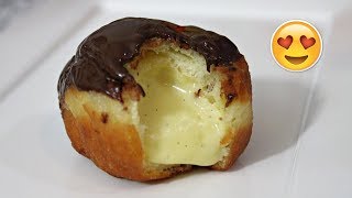 Beignet à la crème  chocolat  Une douceur [upl. by Aicenet]