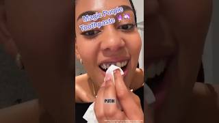 Magic purple toothpaste Hismile V34 shortvideo trending ytshorts magic toothpaste [upl. by Willock]