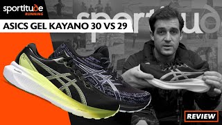 Asics Gel Kayano 30 vs 29 Comparison Shoe Review  Sportitude Running [upl. by Idur]