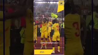 Elim CAN 2025 La communion des joueurs du Bénin avec les supporters après la victoire contre Rwanda [upl. by Elumas]