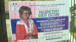 VALEDICTORY LECTURE IN HONOUR OF PROFESSOR ITOHAN OSAHON [upl. by Certie]