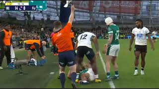 Joshua Tuisova marking Bundee Aki [upl. by Stichter815]