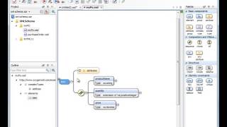 Developing XML Schemas in Oxygen XML Editor 132 [upl. by Eralc]