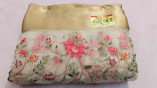 सब की पसंद ऑर्गेनज़ा साड़ी इतनी सस्ती😱 आप भी लेलो🛍️  Latest Organza Saree organzasarees saree [upl. by Coucher]