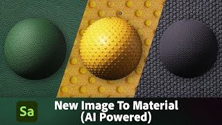 Create PBR Materials From a Single Image in Substance 3D Sampler  Adobe Substance 3D [upl. by Aikyn53]