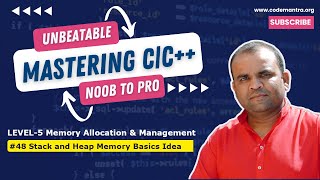 48  Deep Dive into Stack amp Heap Memory in C Programming  Mastering in CC  CODEMANTRA2024 [upl. by Morita]