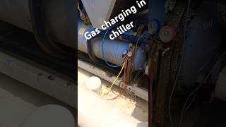 Charging Gas 134a in carrier chiller [upl. by Otilesoj564]