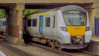 700059 Arriving Into Gravesend Working 9P29 1226 Kentish Town to Gillingham Kent [upl. by Malinde]