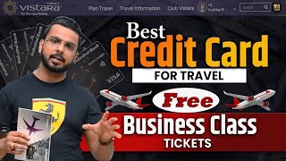 Best Credit Card  7 Free Business Class Tickets  10 CashBack Benefits [upl. by Nerty221]