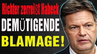 🚨 Richter zeigt KEIN ERBARMEN Zeigt mit Finger direkt auf Habeck vor Gericht DEMÜTIGENDE BLAMAGE [upl. by Oiramed]