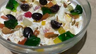 Fruit TRIFLE l  HOW TO MAKE FRUIT TRIFLE  SAM SADIA KITCHEN [upl. by Dlorrej563]