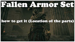 Assassins Creed Odyssey DLC Torment of Hades Armor of the Fallen Set Locations all 5 parts PS4 [upl. by Wolfgang]