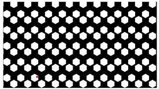 Optokinetic Training  Hexagonal Chessboard with Moving Dot [upl. by Eemak449]