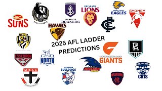 2025 AFL Ladder Prediction  Finals [upl. by Alaehs]