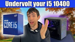 Undervolt your i5 10400 for more FPS and Lower Temperature [upl. by Kcolttam]