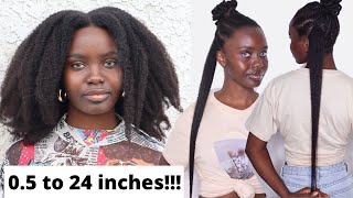 How I Grew My Hair Very Thick Very Long Fast 12 tips to grow longer thicker Hair To Waist length [upl. by Drofhsa]