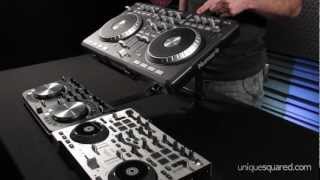 DJ Controller Comparison MixTrack Pro RMX2 DDJ WeGo  UniqueSquaredcom [upl. by Enelhtak]