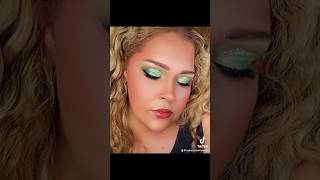 Swampy Green Smokey CutCrease Hooded Eyeshadow Tutorial [upl. by Rexfourd555]