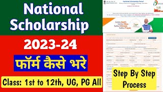 National Scholarship 202324 Form Kaise Bhare  How to Apply Online NSP Scholarship 2023  Nsp 2024 [upl. by Otrebron]