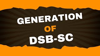 Generation of DSBSC Using Balanced Modulator  Analog Communication  Lecture  18  Brainbox [upl. by Luise974]