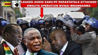 Leaked Audio ZanuPF Parastatals attacked kwakuuya operation bvisai Mnangagwas regime Jeff Judah🔥🇿🇼 [upl. by Sabas309]