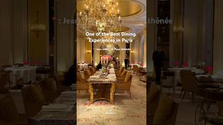 Best dining experiences in Paris 📍 Jean Imbert au Plaza Athénée luxurytraveller luxurytravel [upl. by Iccir]