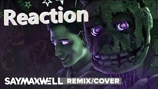 Follow Me FNAF RemixCover  SayMaxWell x APAngryPiggy  LandFox Reaction [upl. by Malissia]