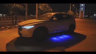 Mazda CX5  quotWELCOME HOMEquot step pedal LED light [upl. by Caleb845]