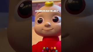 Cocomelon deck the halls viral shortsfeed toys famtrebidchannel youtubecreators [upl. by Ihsakat741]