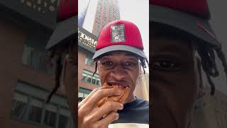 Eating New York Street Food For a Day [upl. by Llebana591]