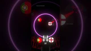 PORTUGAL vs ENGLAND🤯footballmarbles footballedit neonarcade portugal england [upl. by Nabru]