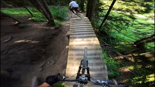 Chatel Bikepark  Zougouloukata amp Black shore tracks with Matteo Inniguez [upl. by Froehlich]