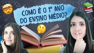 COMO É O 1º ANO DO ENSINO MÉDIO   MATÉRIAS CONTEÚDO O QUE VOU APRENDER [upl. by Bock549]