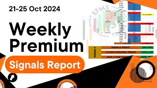 PREMIUM WEEKLY SIGNALS REPORT BY EFMS TRADE WEEK 2125 OCT 2024 [upl. by Birdt482]