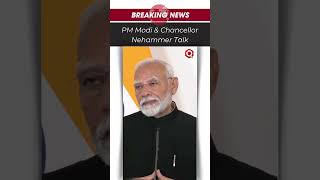 PM Modi and Austrian Chancellor Karl Nehammer Hold DelegationLevel Talks [upl. by Reinar]