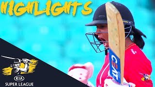 Harmanpreet Kaur Hits Winning 6 At The Death  Stars v Thunder  Kia Super League 2018  Highlights [upl. by Iona428]