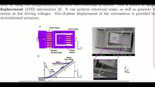 20 Years Evolution of Electrothermal MEMS Mirror for EndoOCT [upl. by Anana392]