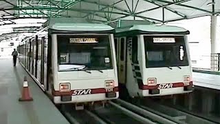 マレーシア･開業当時のSTARLRT Rapid KL Ampang Line  Malaysia 1997 [upl. by Maye978]