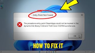 Fix Entry Point Not Found Dynamic Link Library in Windows 11  10  8  7  entry point not found ✔️ [upl. by Arimas661]