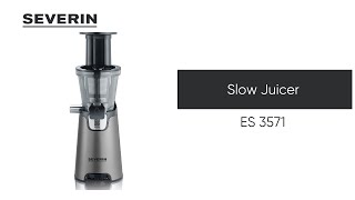 Severin Slow Juicer ES 3571 [upl. by Berthold]