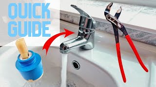 How To Replace A Single Lever Mixer Tap Cartridge in 3 Minutes [upl. by Abner]