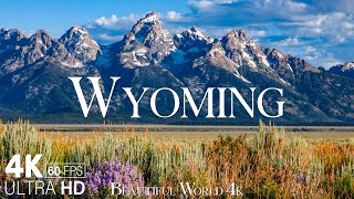 Wyoming 4K Meditation Relaxation Film  Beautiful Relaxing Music  Amazing Nature [upl. by Erdnaet]