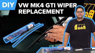 Volkswagen Mk4 GTI Wiper Blades  Front And Rear DIY [upl. by Aneehsirk]