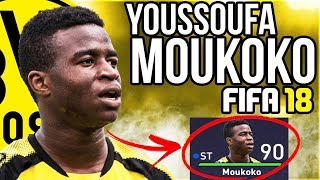 YOUSSOUFA MOUKOKO in FIFA 18  13 YEAR OLD GERMAN WONDERKID [upl. by Balough]