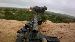 MARSOC Marine Raiders Combat Footage  Helmet Cam Firefight with Talibat  Afghanistan War [upl. by Suirtemid]