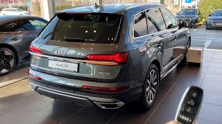 AUDI Q7 S Line 2022  FIRST LOOK amp visual REVIEW exterior interior 50 TDI Quattro [upl. by Yblek575]