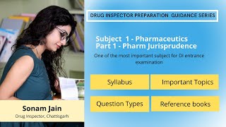 DI  Drug Inspector I Syllabus I Questions I Books  Part1 preparation guidance [upl. by Berl640]