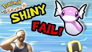 SHINY FAIL DRATINI Pokemon Lets Go [upl. by Norry243]